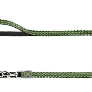 Zertifiziert HUNTER Verstellbare Führleine Hilo 15/200 Mesh lindgrün